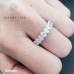 แหวนเพชรรอบวงรูปไข่ น้ำ100 Eternity Ring RI05205