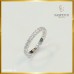 แหวนเพชรแท้รอบวง Eternity Ring สี 100 RI05988