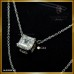 สร้อยจี้เพชรแท้ Asscher Cut 1.03 กะรัต สี 92 ใบเซอร์ GIA NL00999