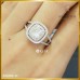 แหวนเพชร Cushion cut 2.00 กะรัต สี 92 VS1 ใบเซอร์ GIA RI06008