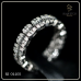 เเหวนเพชร Eternity Ring ประกบหน้าเท่าเพชรเอมเอมรับคัต ไซส์50 ตังค์ RI04405